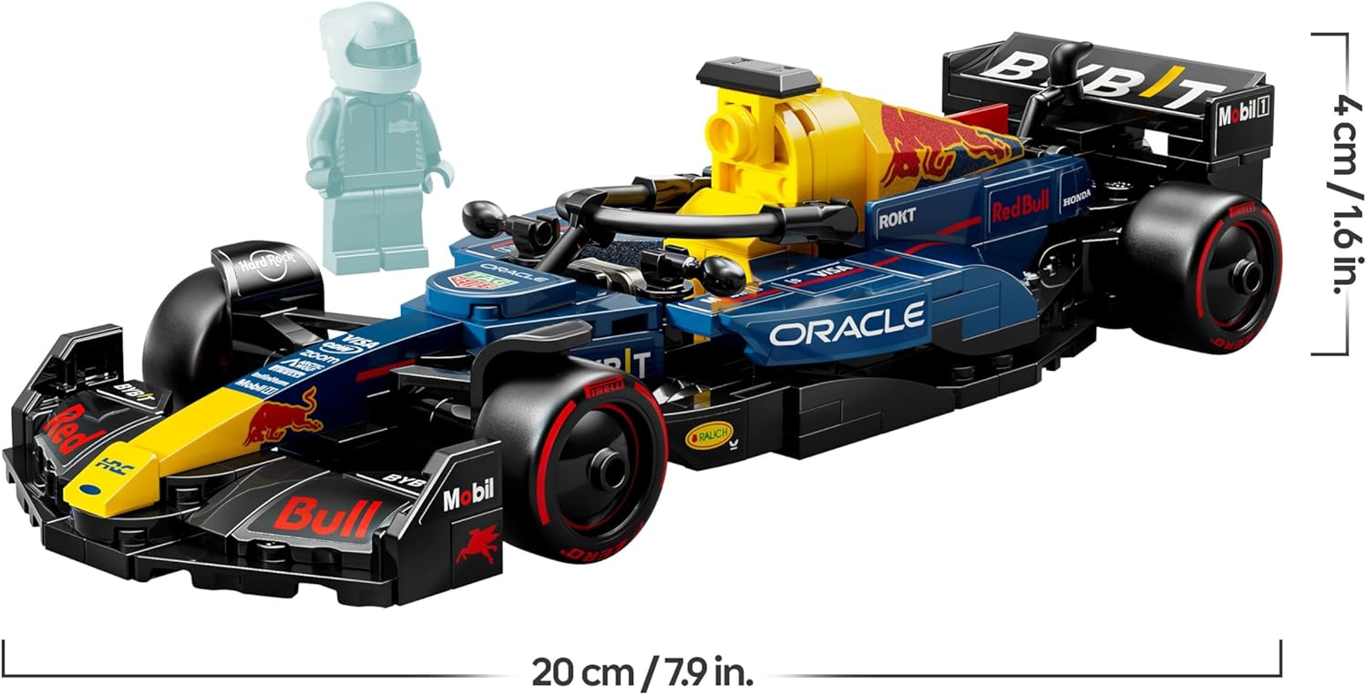 LEGO Speed Champions Auto da Corsa F1 Oracle Red Bull Racing RB20 Modello di Macchina da Collezione con Minifigure del Pilota di Formula 1, Regalo per Uomo, Donna e Adulti Fan dell'Automobilismo