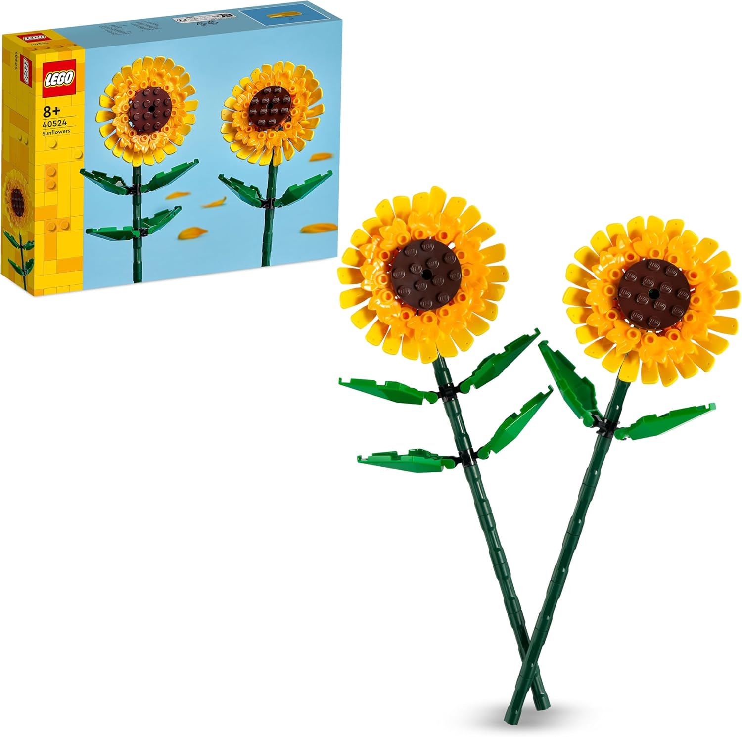 LEGO Botanicals Girasoli - Set di Fiori Finti per Bambine e Bambini 8+ Anni