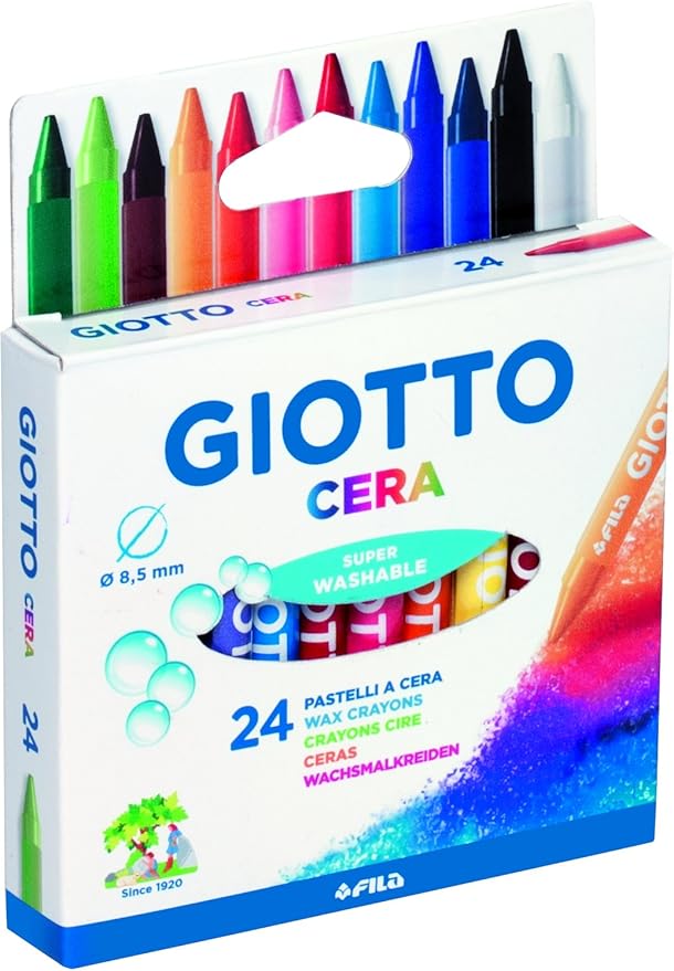 Giotto- Pastelli a Cera da 24