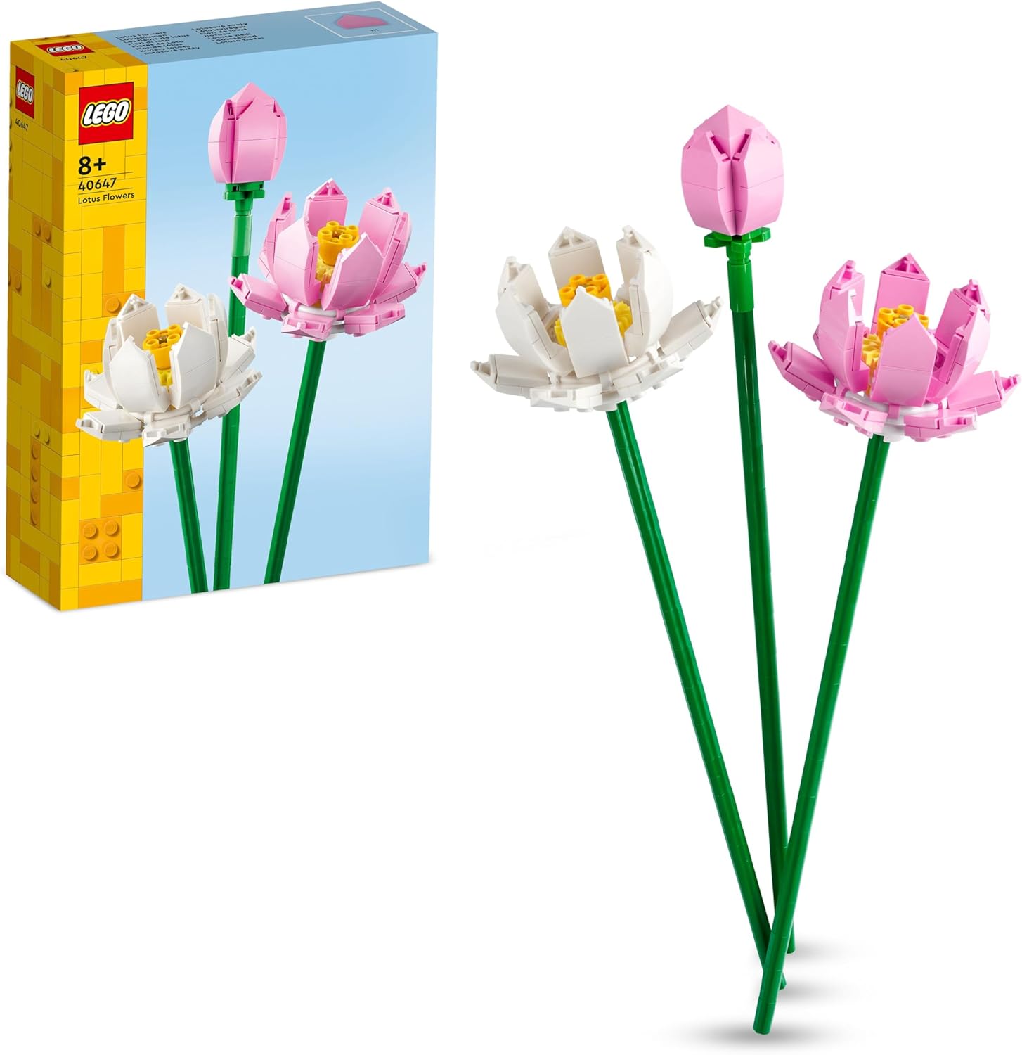 LEGO Botanicals Fiori di Loto - Set Fiori Finti da Costruire per Bambine e Bambini 8+ Anni