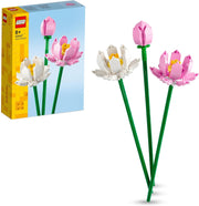 LEGO Botanicals Fiori di Loto - Set Fiori Finti da Costruire per Bambine e Bambini 8+ Anni