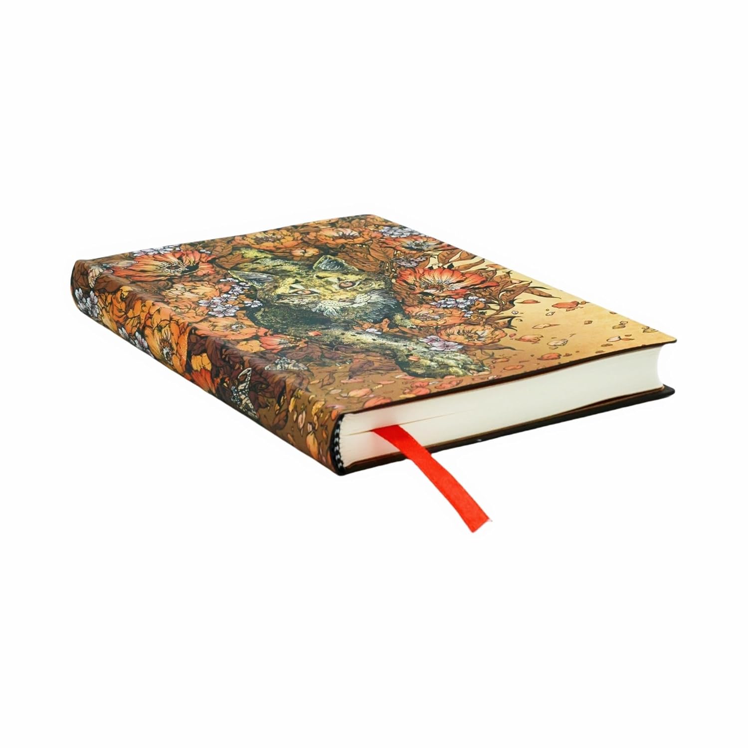 Paperblanks - Lynx Rising - Erica Williams Art - Softcover Flexi - Mini - Unlined - Elastic Band - 208 Pg - 80 Gsm