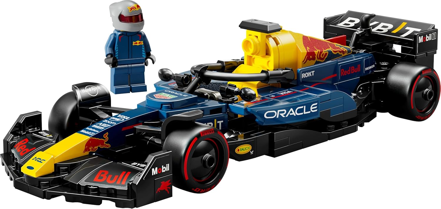 LEGO Speed Champions Auto da Corsa F1 Oracle Red Bull Racing RB20 Modello di Macchina da Collezione con Minifigure del Pilota di Formula 1, Regalo per Uomo, Donna e Adulti Fan dell'Automobilismo