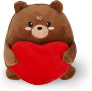 Legami - Peluche Plush Super Soft!, Tema Teddy Bear, Formato Mini, con Carta d'Identità personalizzabile, Sta in Piedi da Solo, 14x15x12 cm