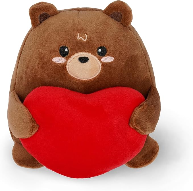 Legami - Peluche Plush Super Soft!, Tema Teddy Bear, Formato Mini, con Carta d'Identità personalizzabile, Sta in Piedi da Solo, 14x15x12 cm
