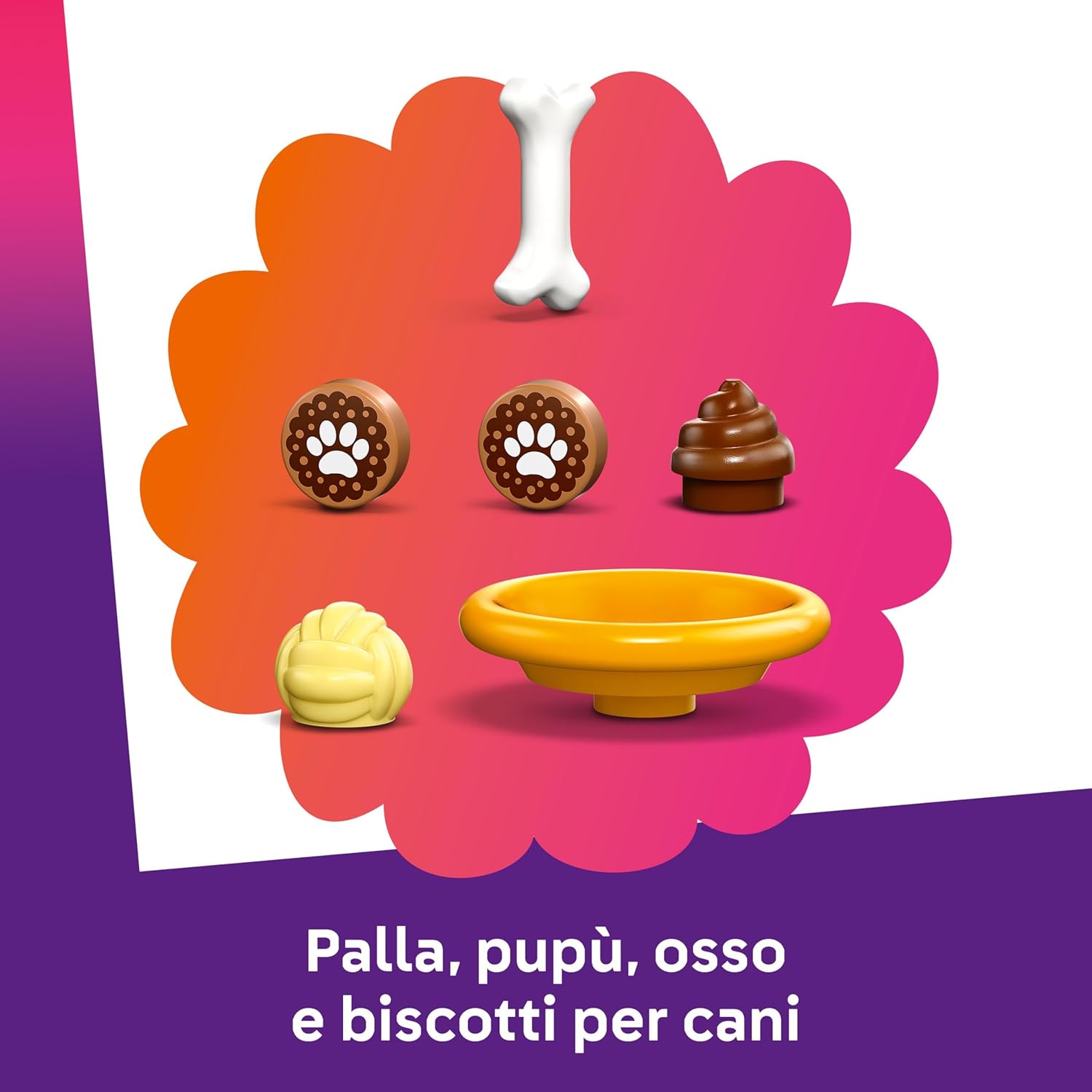 LEGO Friends Il Parco Giochi dei Cuccioli Giocattolo - con Parco con Scivolo, 2 Mini Bamboline, 3 Figure di Cani e Accessori per Animali Domestici - Regalo Creativo per Bambine da 4 Anni - 42665