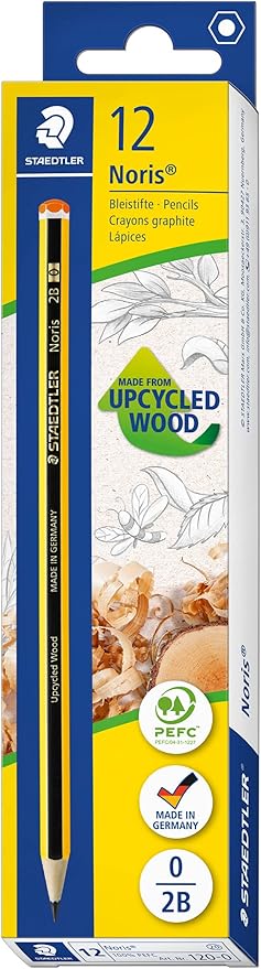Staedtler 120-0 Matita in Grafito 2B, 12 Pezzi