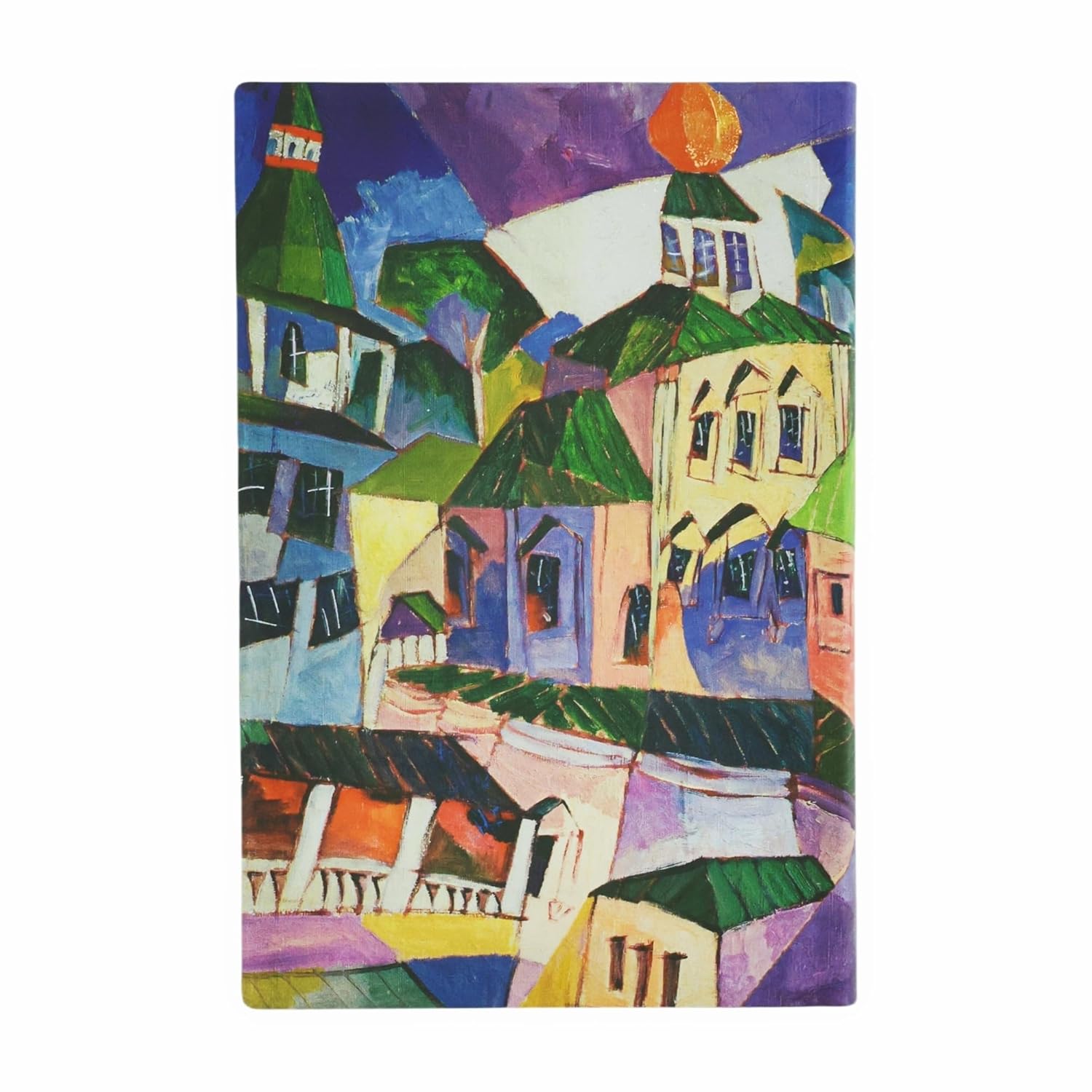 Paperblanks - St. Petersburg - Lentulov's Cityscapes - Softcover Flexi - Mini - Unlined - Elastic Band - 208 Pg - 80 Gsm