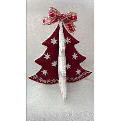 Alberello Di Natale In Legno E Pannolenci