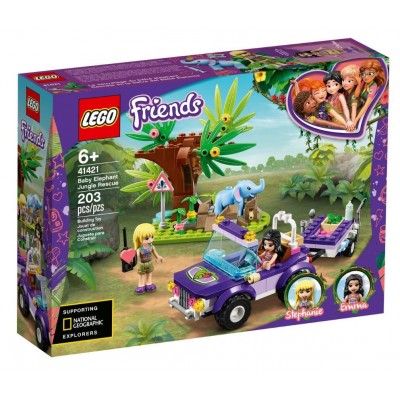 Lego Friends - Salvataggio Nella Giungla Dell'elefantino 41421