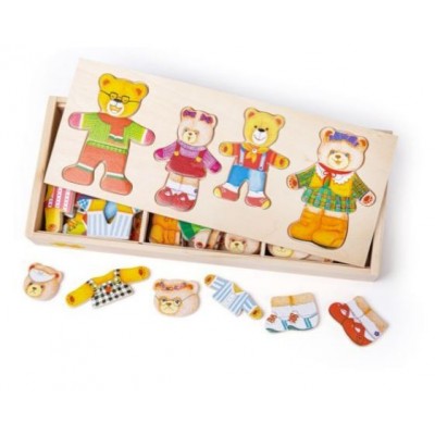 Puzzle L'armadio Degli Orsetti - Bigjigs Toys