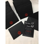 Inviti Personalizzabili Con Busta E Chiusura In Cera Lacca