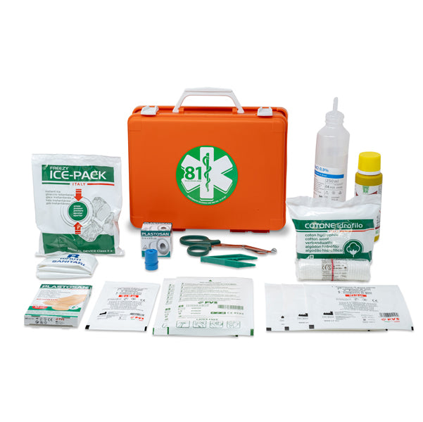 PVS Valigetta di Pronto Soccorso Medic 1 – 25 x 19 x 9 cm – Arancio