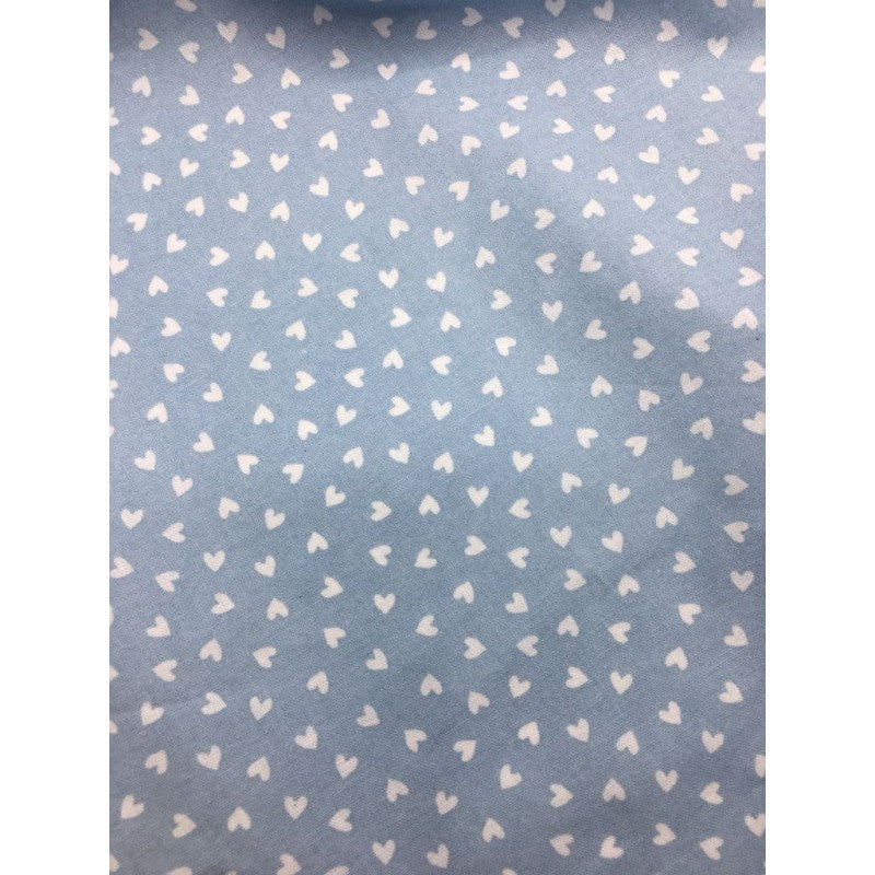 Stoffa A Fantasia - Cuoricini - Cotone