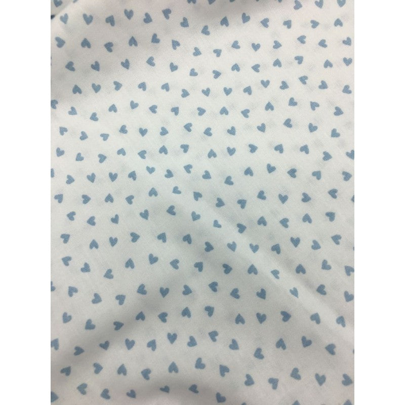 Stoffa A Fantasia - Cuoricini - Cotone