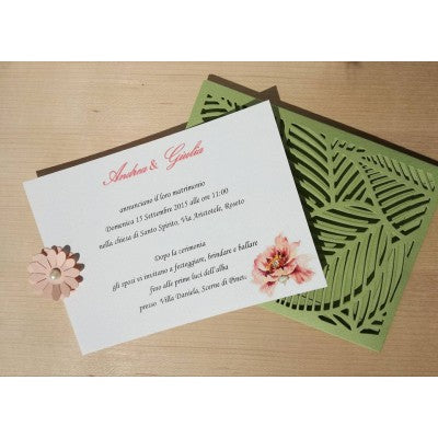 Invito A Tasca Intagliato