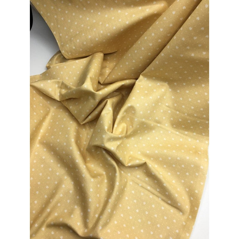 Stoffa A Fantasia - Cuoricini - Cotone