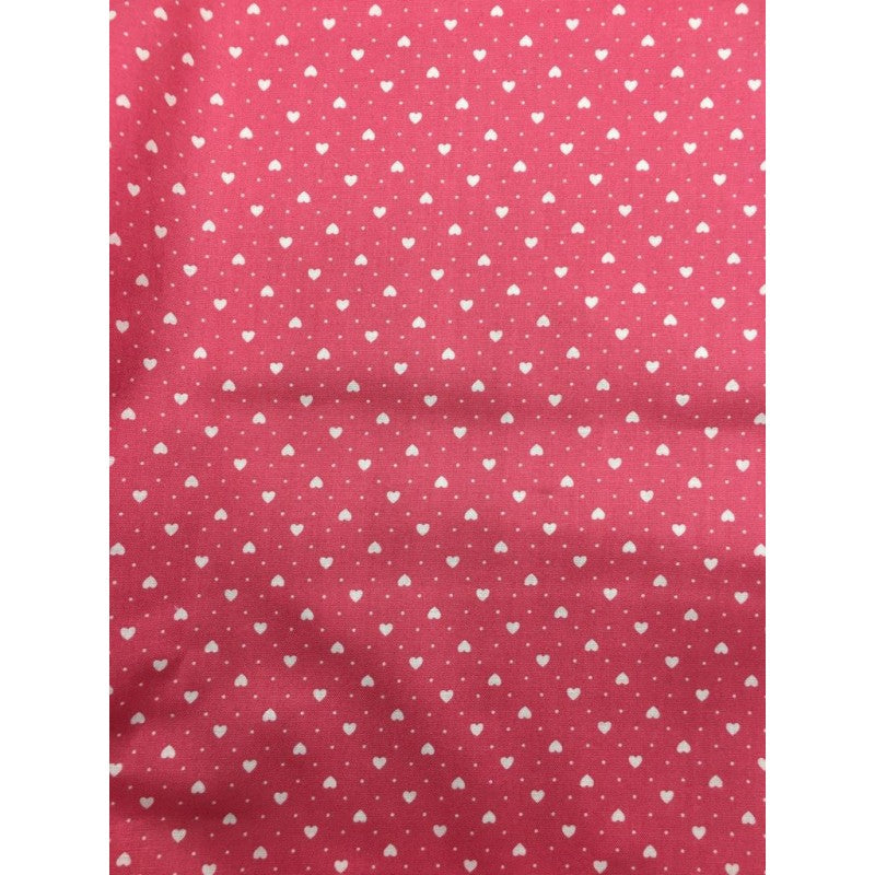 Stoffa A Fantasia - Cuoricini - Cotone