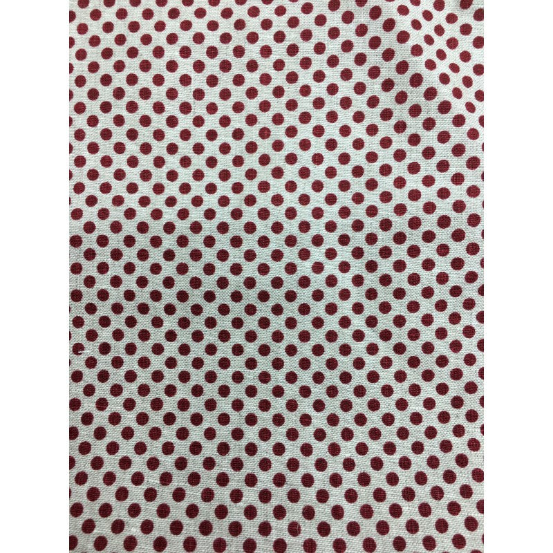 Stoffa A Fantasia - Pois - Lino