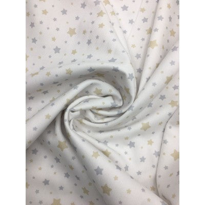 Stoffa A Fantasia - Stelline - Piquet