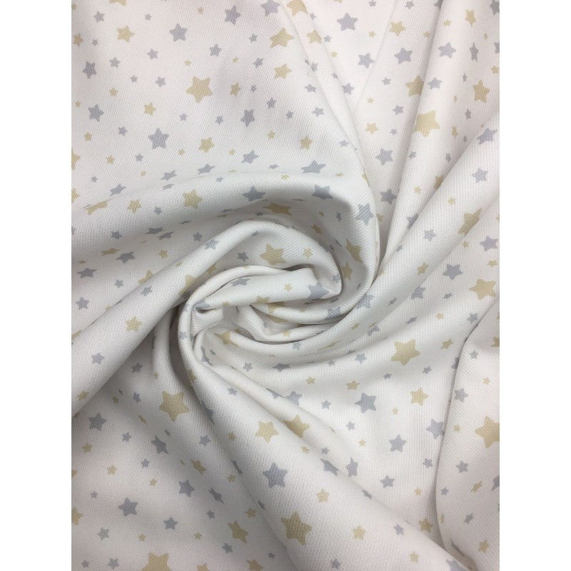 Stoffa A Fantasia - Stelline - Piquet