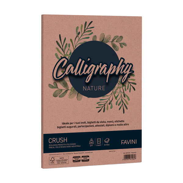 Carta Calligraphy Nature Crush - A4 - Favini - conf. 50 fogli