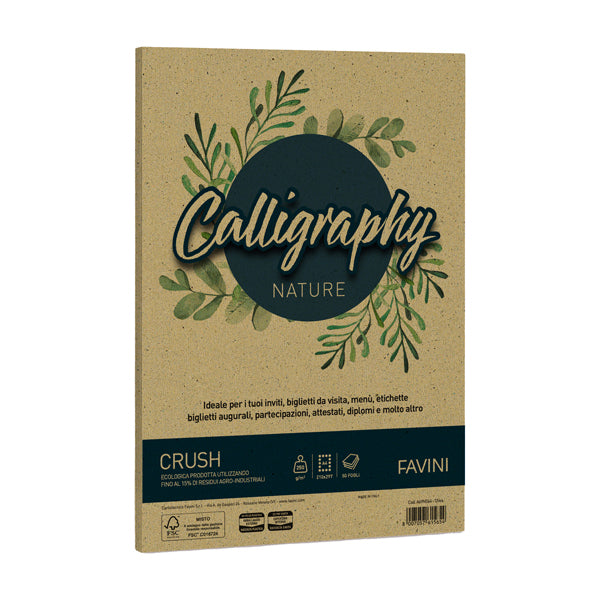 Carta Calligraphy Nature Crush - A4 - Favini - conf. 50 fogli