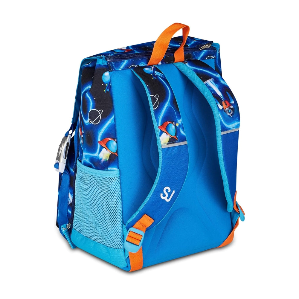 Sj Gang Style Jam Gang Zaino Scuola Estensibile Big Space Led Boy – Blu, 24 L