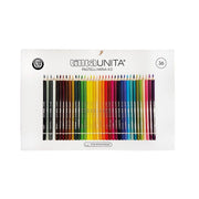 Tinta Unita – Pastelli a Colori con Mina 4,0 mm Set da 36 Pezzi