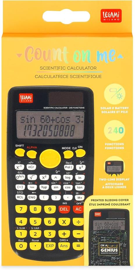Calcolatrice Scientifica Count On Me Genius - Legami