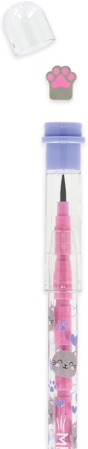 Matita Impilabile con Gomma Take a Tip Kitty - Legami