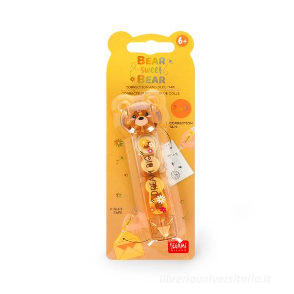 Correttore e Colla a Nastro Teddy Bear, Bear Sweet Bear - Legami