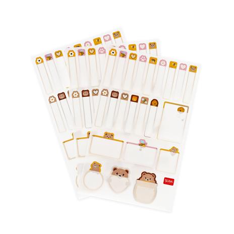 Set di 66 Etichette Adesive My Name Is… Orsetto Honey - Legami