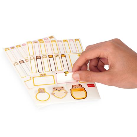 Set di 66 Etichette Adesive My Name Is… Orsetto Honey - Legami