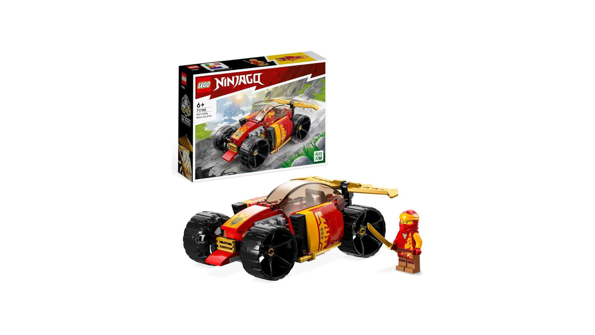 LEGO Ninjago Auto da corsa Ninja di Kai - EVOLUTION 71780 | Giochi per bambini da 6 anni, macchina giocattolo trasformabile in fuoristrada, minifigure con...