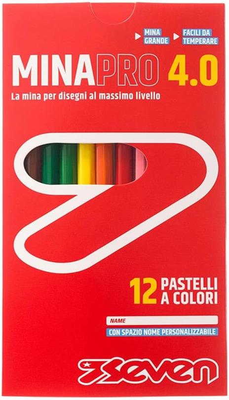 Seven Pastelli Minapro 4.0 – Scatola da 12 Pezzi