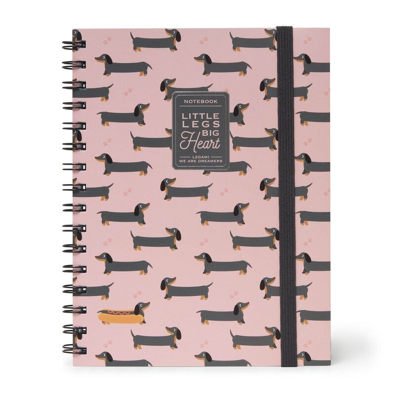 Quaderno Spiralato Legami A5 200 Pagine 100gr - Temi Travel / Panda / Puppies