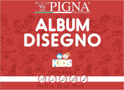 Pigna Kids Album da Disegno 24 x 33 cm – 20 Fogli Lisci – 110 g/m²