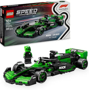 LEGO Speed Champions Auto da Corsa KICK Sauber F1 Team C44 Macchina Giocattolo da Collezione con Minifigure di Formula 1 - Modello per Bambini da 10 Anni e per Adulti Fan dell'Automobilismo 77247