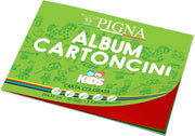 Pigna Kids Album da Disegno 24 x 33 cm – 10 Fogli Colorati – 170 g/m²