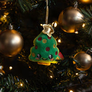 Legami - Decorazione Natalizia in Peluche Oh-Oh-Ornaments, Tema Tree, Pallina di Natale, da Appendere all'Albero, in Poliestere, 9 x 10 x 4 cm