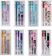 Tinta Unita Set 2 Penne Cancellabili Fashion con Refill (1 Pezzo Random)