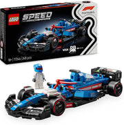 LEGO Speed Champions Auto da Corsa F1 Visa Cash App RB VCARB 01 Modello di Macchina da Collezione con Minifigure del Pilota di Formula 1, Regalo per Uomo, Donna e Adulti Fan dell'Automobilismo 77246