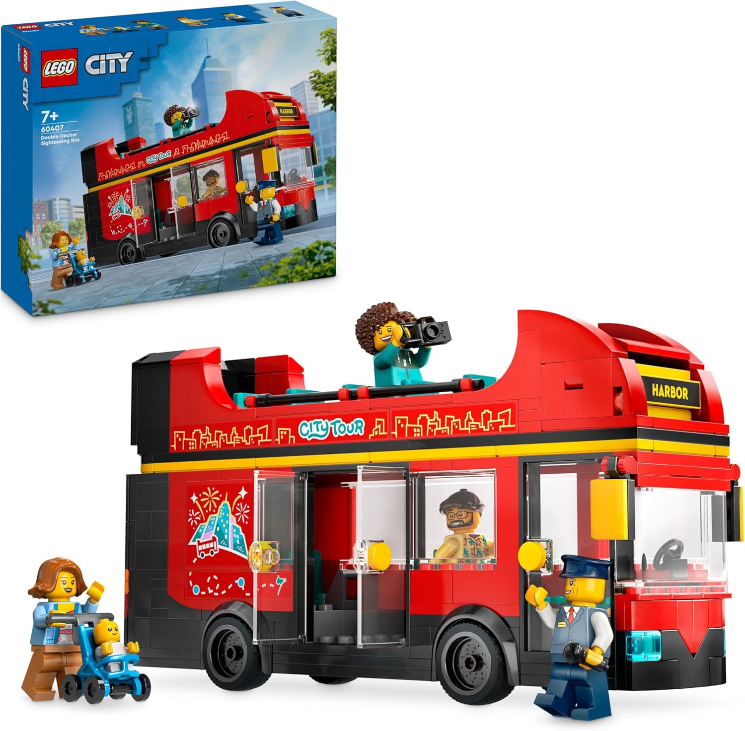 LEGO City Autobus Turistico Rosso a Due Piani