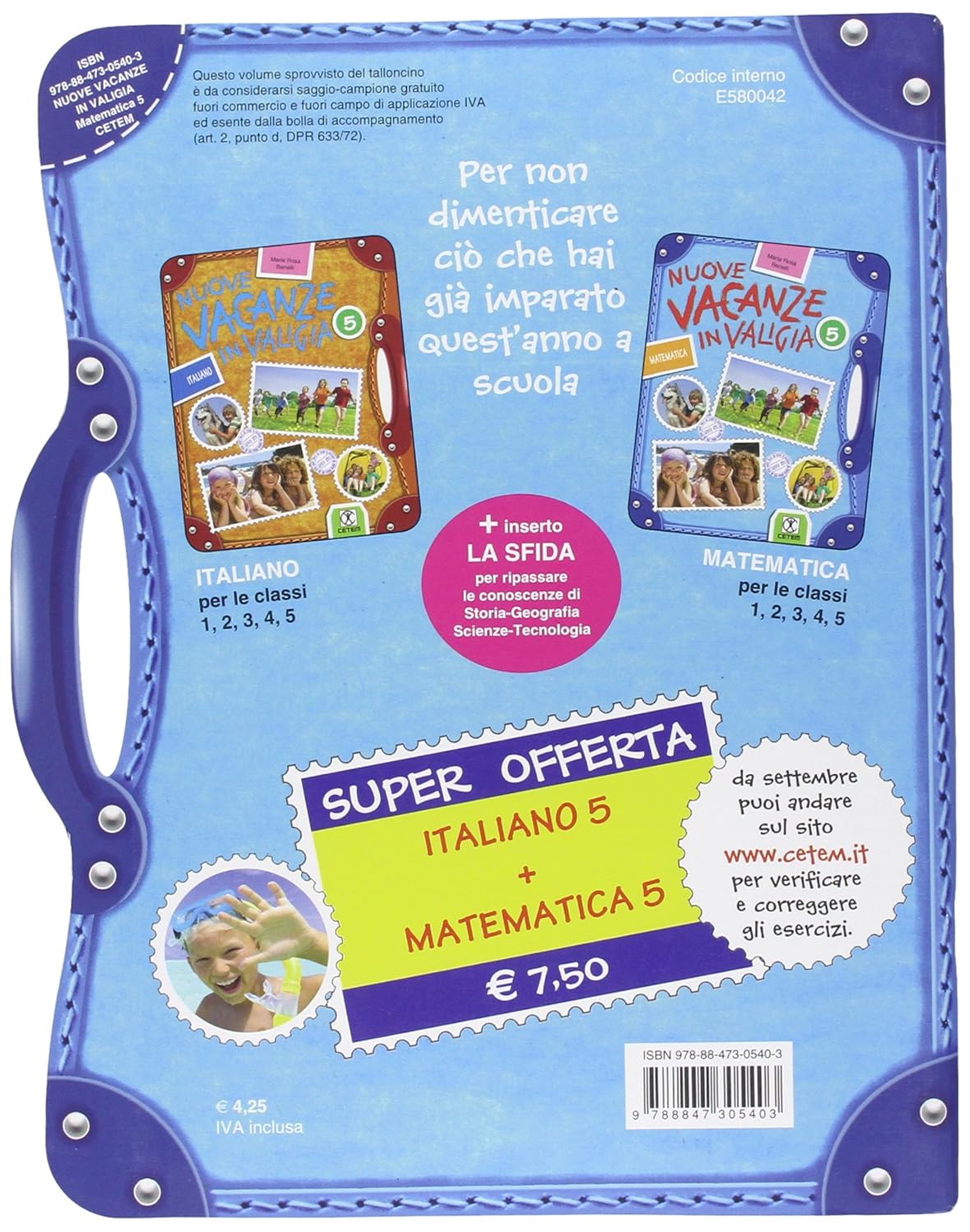 Nuove vacanze in valigia. Matematica. Per la 5ª classe elementare