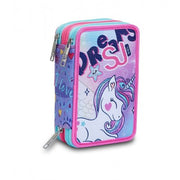 Astuccio 3 Zip Animali Da Sj Girl - Seven