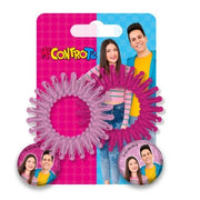 Set 2 Elastici Per Capelli A Spirale - Me Contro Te