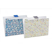 Classificatore A Soffietto Con Bottone Buffetti Living Fiori - Polipropilene - 21x29,7 Cm - Fantasie Assortite