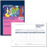 Scheda Acquisto Prodotti Fitosanitari E Coadiuvanti - Blocco 50/50 Fogli Autoricalcante - 14,8x21,5 Cm