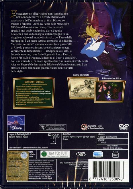 Alice nel Paese delle Meraviglie – Edizione Speciale DVD Disney